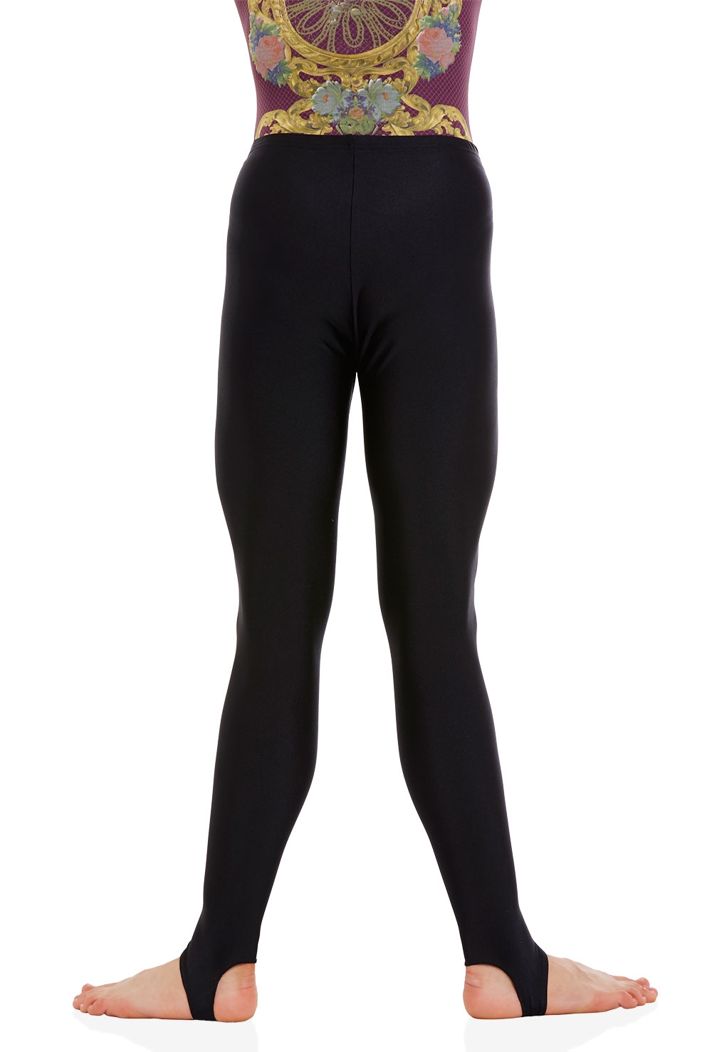 Lycra Tights W/Stirrups - SIZE: X-Small, COLOR: Navy
