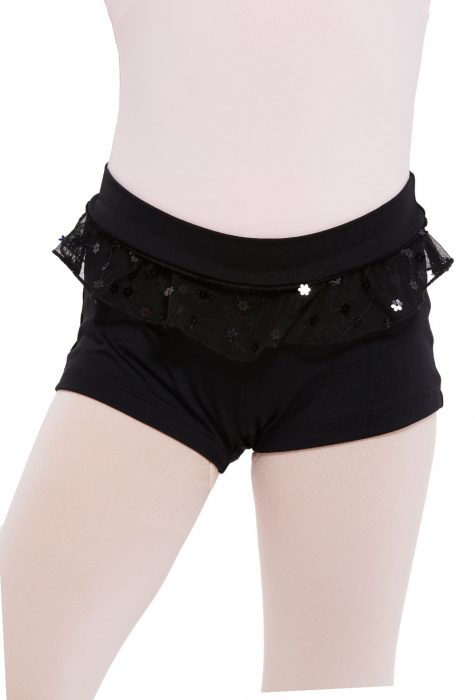 Girls Daisy Sequin Hot Pants Porselli Dancewear