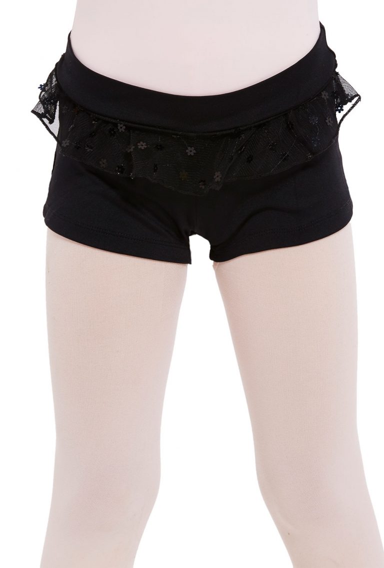 Girls Daisy Sequin Hot Pants Porselli Dancewear