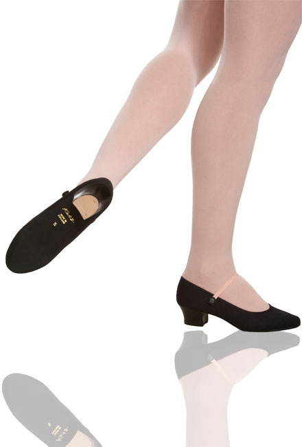 Starlite Syllabus Canvas Character Shoe Cuban Heel