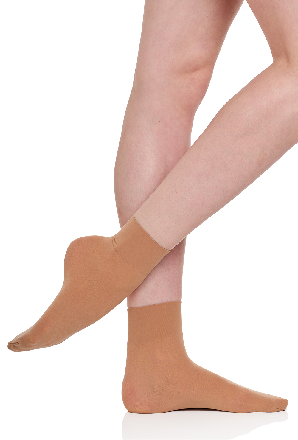 Ballet Socks for Girls Kids Thin Seamless Silk Socks Without Heel, Pack of 3