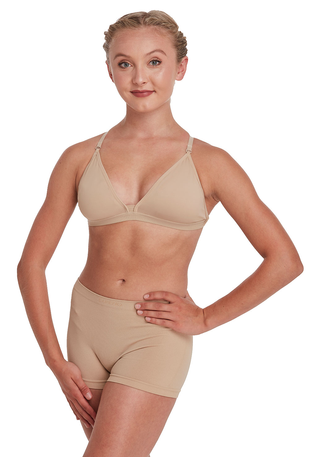Buy Capezio Women's Seamless Clear Back Bra with Transition