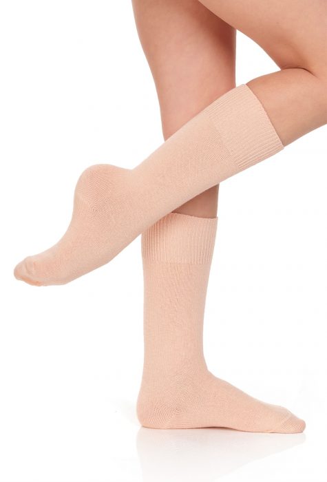 Children's Essentials Ballet Socks Girls Dance Socks 60 Denier in Pink