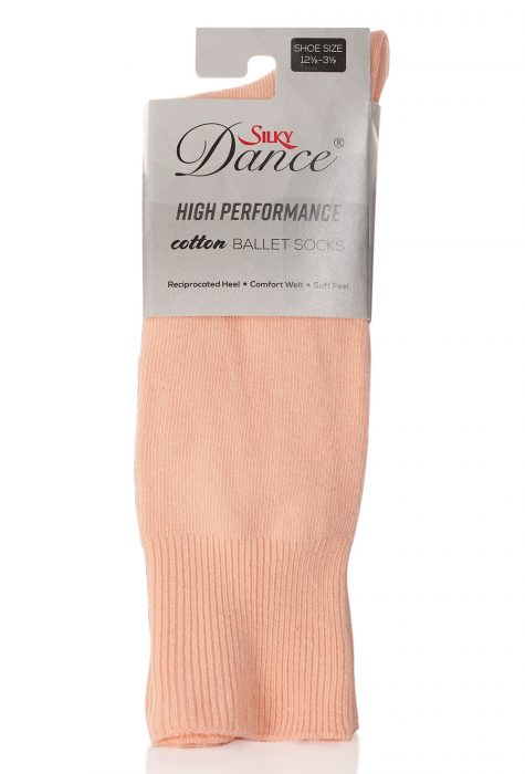Silky Cotton Ballet Socks