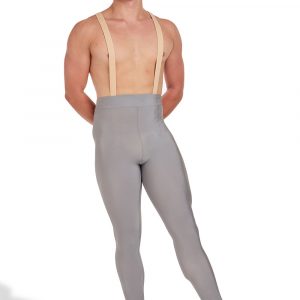 Bloch MP001 men's convertible performance tights with elastic shoulder straps straps MP001