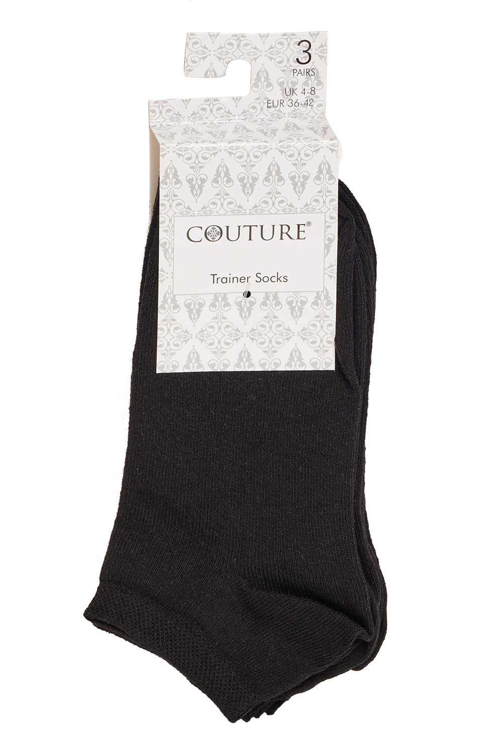 Buy Couture Trainer Socks - 3 Pairs per Pack - Porselli Dancewear