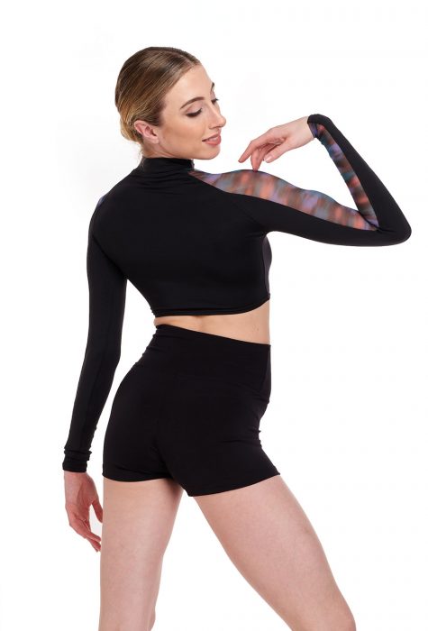 Square Neck Bra Top with Removable Padding - Porselli Dancewear